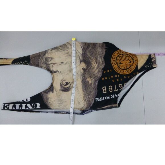 2-piece Money Body Suit and Ruched Pants Set - Picture 9 of 14